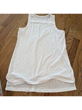 TEK GEAR DRY TEK WOMENS WHITE TANK SHIRT XS